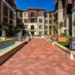 A view of the Courtyard with its nesting lounge areas