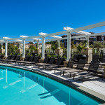 Adagio on the Green's residents can relax and unwind in one of the two poolside deck available.